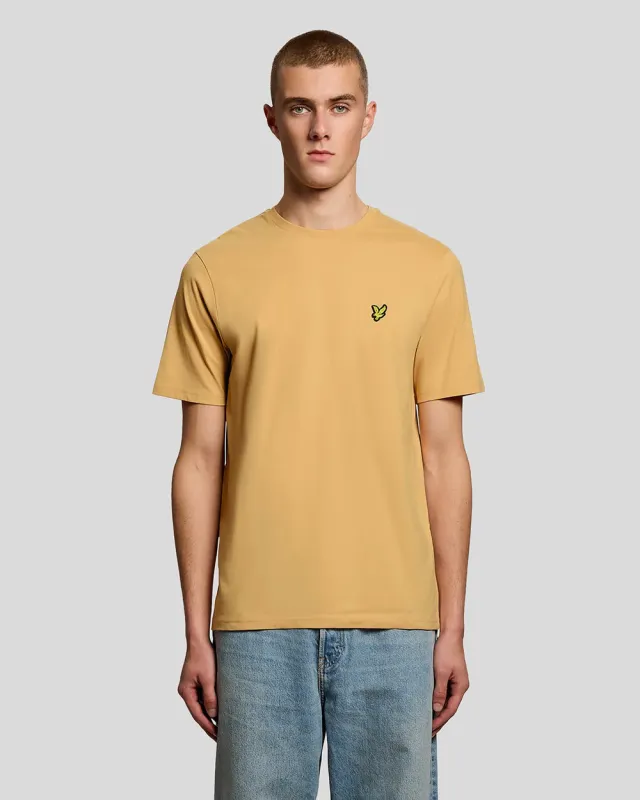 Lyle & Scott Mens Cotton Crew Neck T-Shirt | Honeycomb sold by The Foot Factory