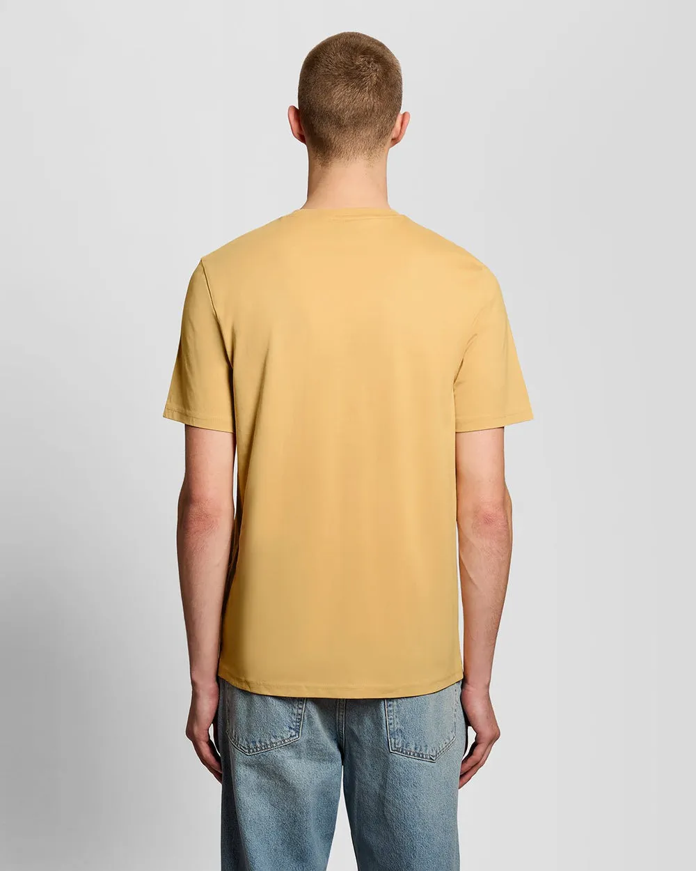 Lyle & Scott Mens Cotton Crew Neck T-Shirt | Honeycomb sold by The Foot Factory product image thumbnail 4