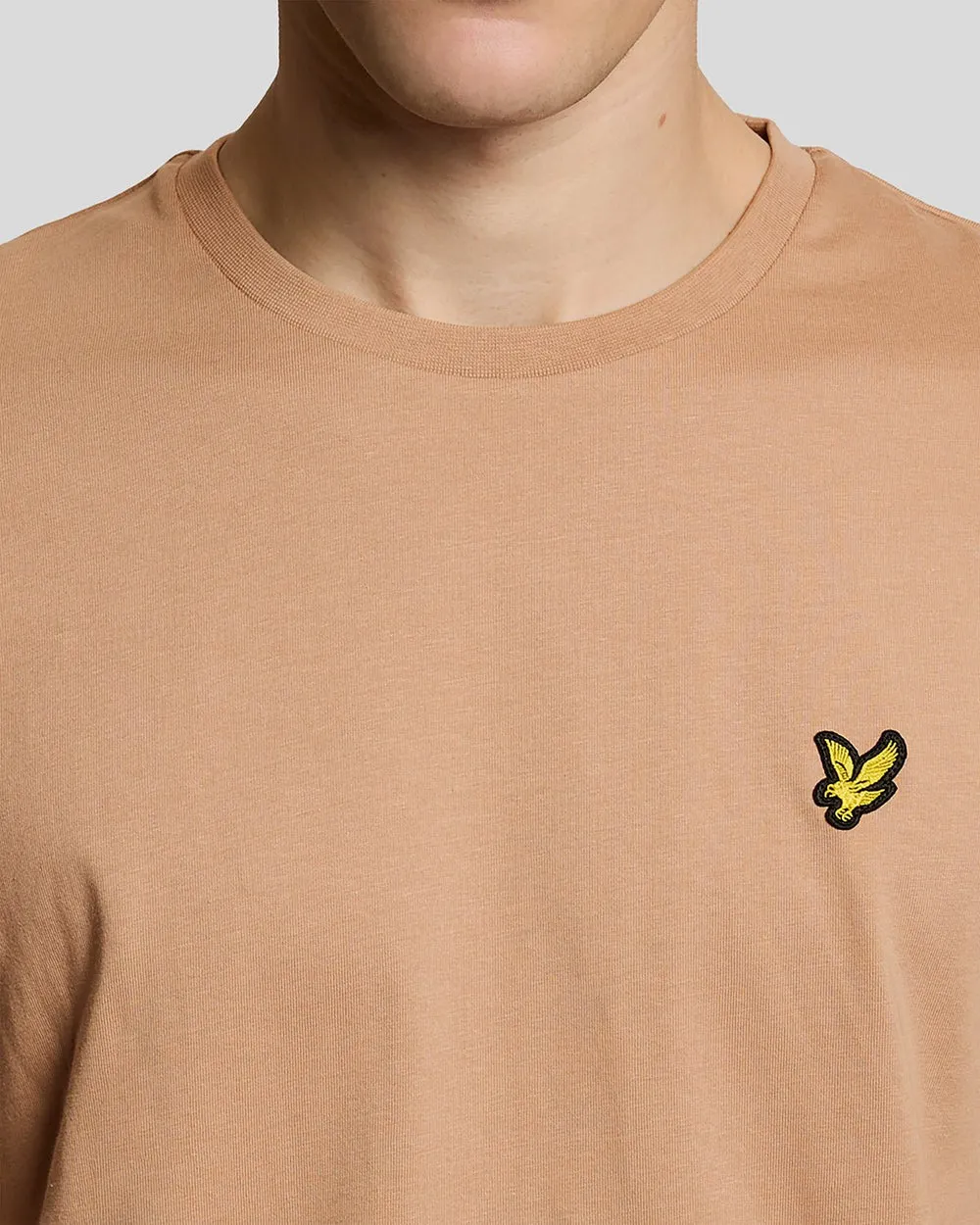 Lyle & Scott Mens Cotton Crew Neck T-Shirt | Barley sold by The Foot Factory product image thumbnail 3