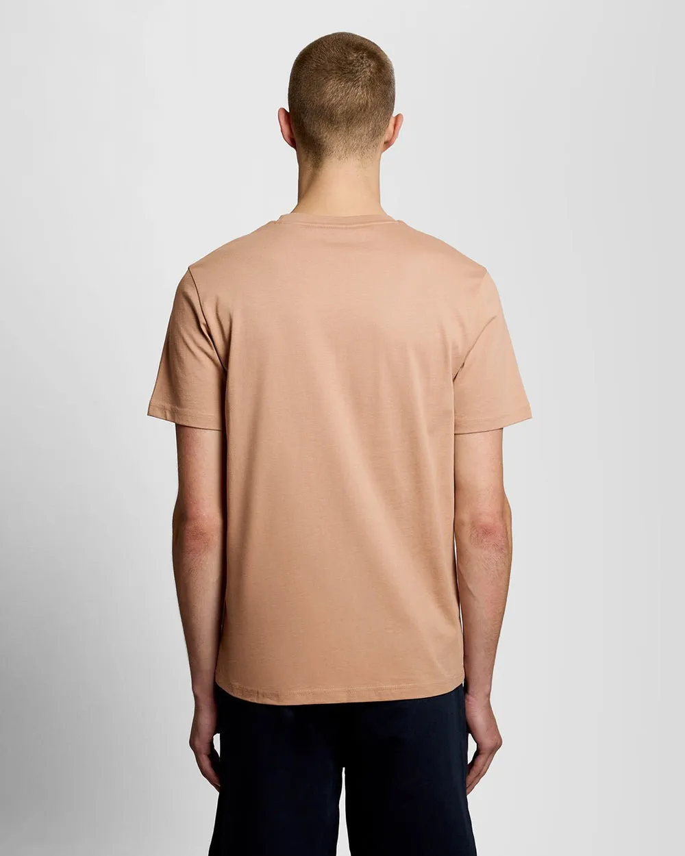 Lyle & Scott Mens Cotton Crew Neck T-Shirt | Barley sold by The Foot Factory product image thumbnail 4