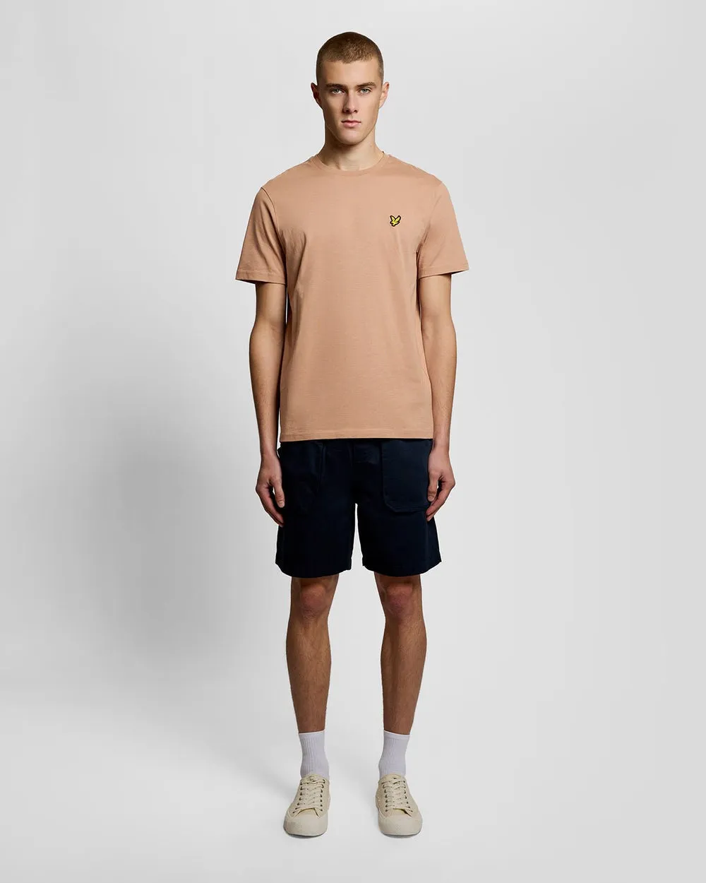 Lyle & Scott Mens Cotton Crew Neck T-Shirt | Barley sold by The Foot Factory product image thumbnail 2