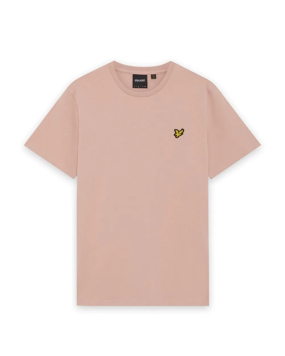 Lyle & Scott Mens Cotton Crew Neck T-Shirt | Pink Grapefruit sold by The Foot Factory product image thumbnail 5