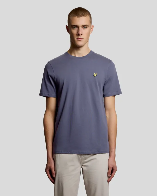 Lyle & Scott Mens Cotton Crew Neck T-Shirt | Greystone sold by The Foot Factory