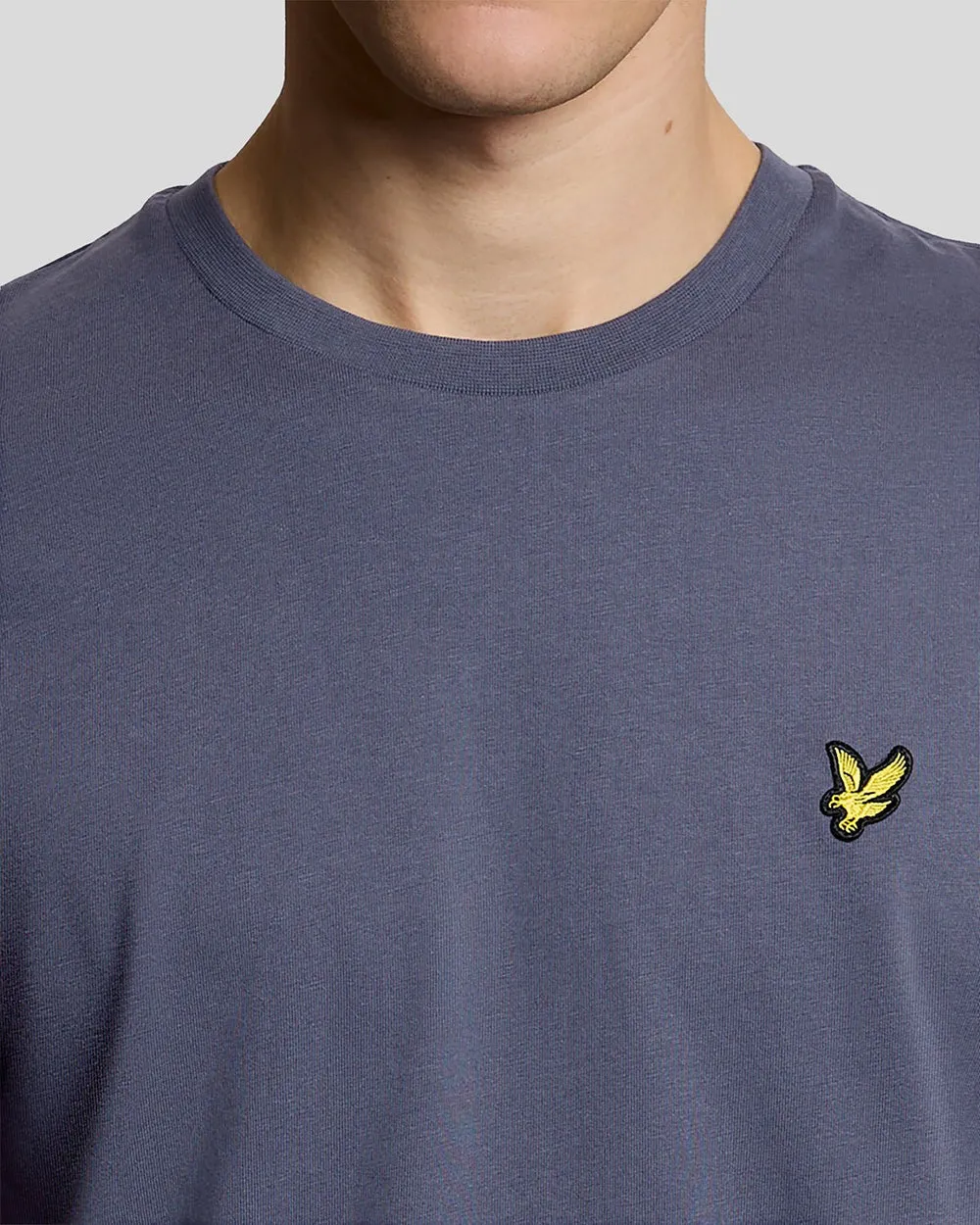 Lyle & Scott Mens Cotton Crew Neck T-Shirt | Greystone sold by The Foot Factory product image thumbnail 3