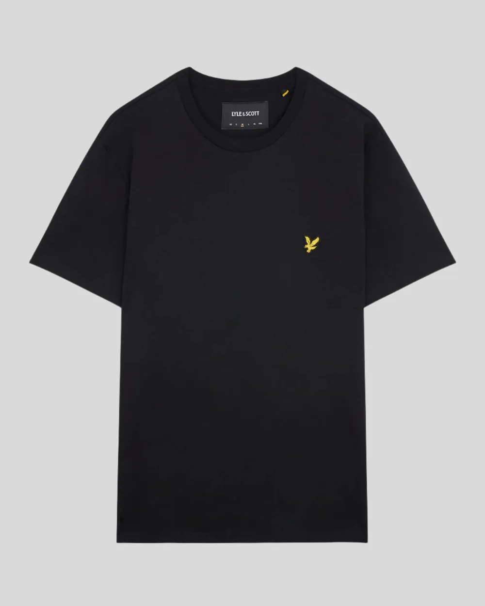 Lyle & Scott Mens Cotton Crew Neck T-Shirt | Jet Black sold by The Foot Factory product image thumbnail 5