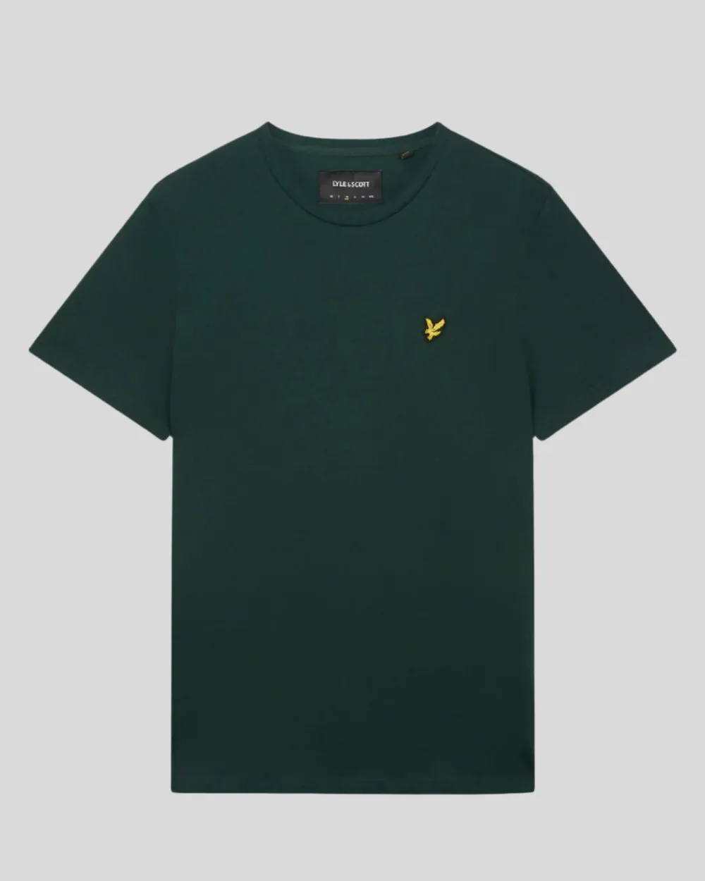 Lyle & Scott Mens Cotton Crew Neck T-Shirt | Dark Green sold by The Foot Factory product image thumbnail 5