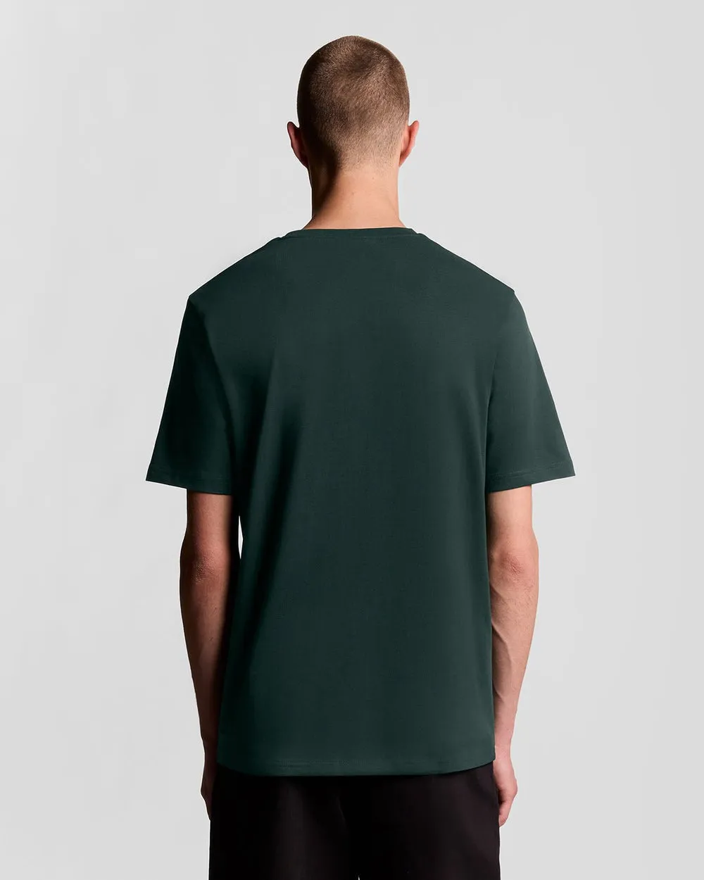 Lyle & Scott Mens Cotton Crew Neck T-Shirt | Dark Green sold by The Foot Factory product image thumbnail 4