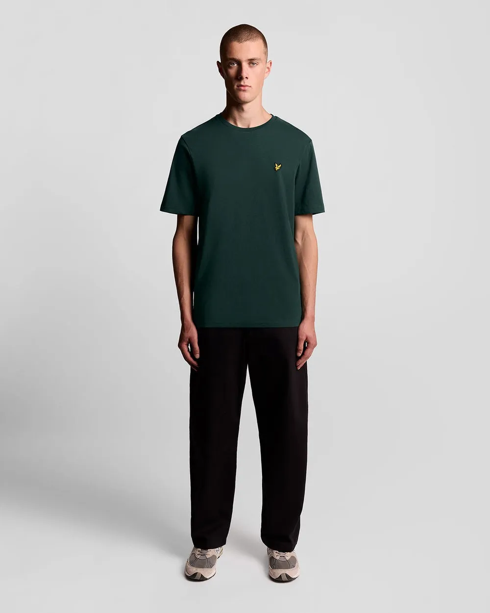 Lyle & Scott Mens Cotton Crew Neck T-Shirt | Dark Green sold by The Foot Factory product image thumbnail 2