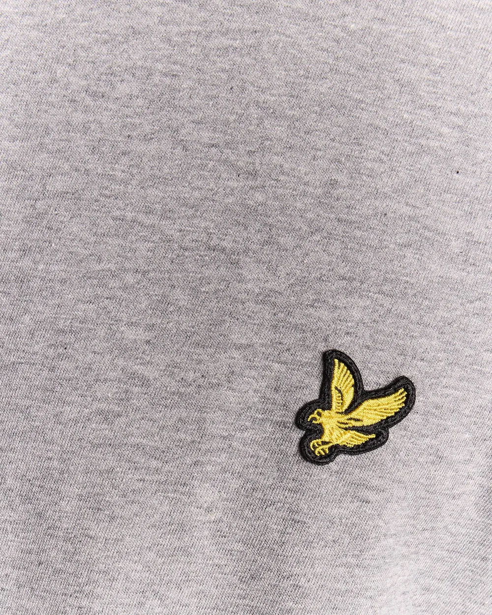 Lyle & Scott Mens Cotton Crew Neck T-Shirt | Mid Grey Marl sold by The Foot Factory product image thumbnail 5