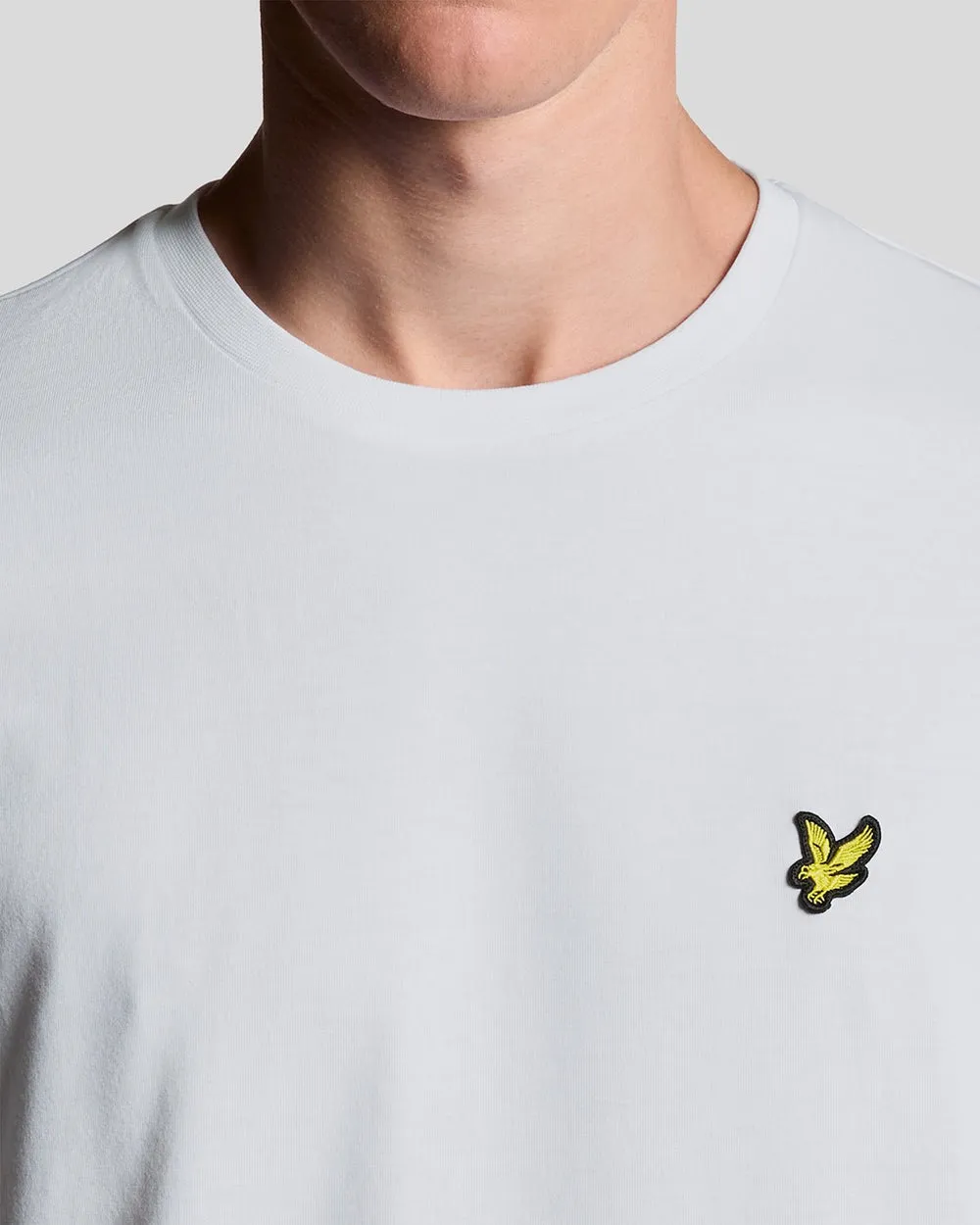 Lyle & Scott Mens Cotton Crew Neck T-Shirt | White sold by The Foot Factory product image thumbnail 3