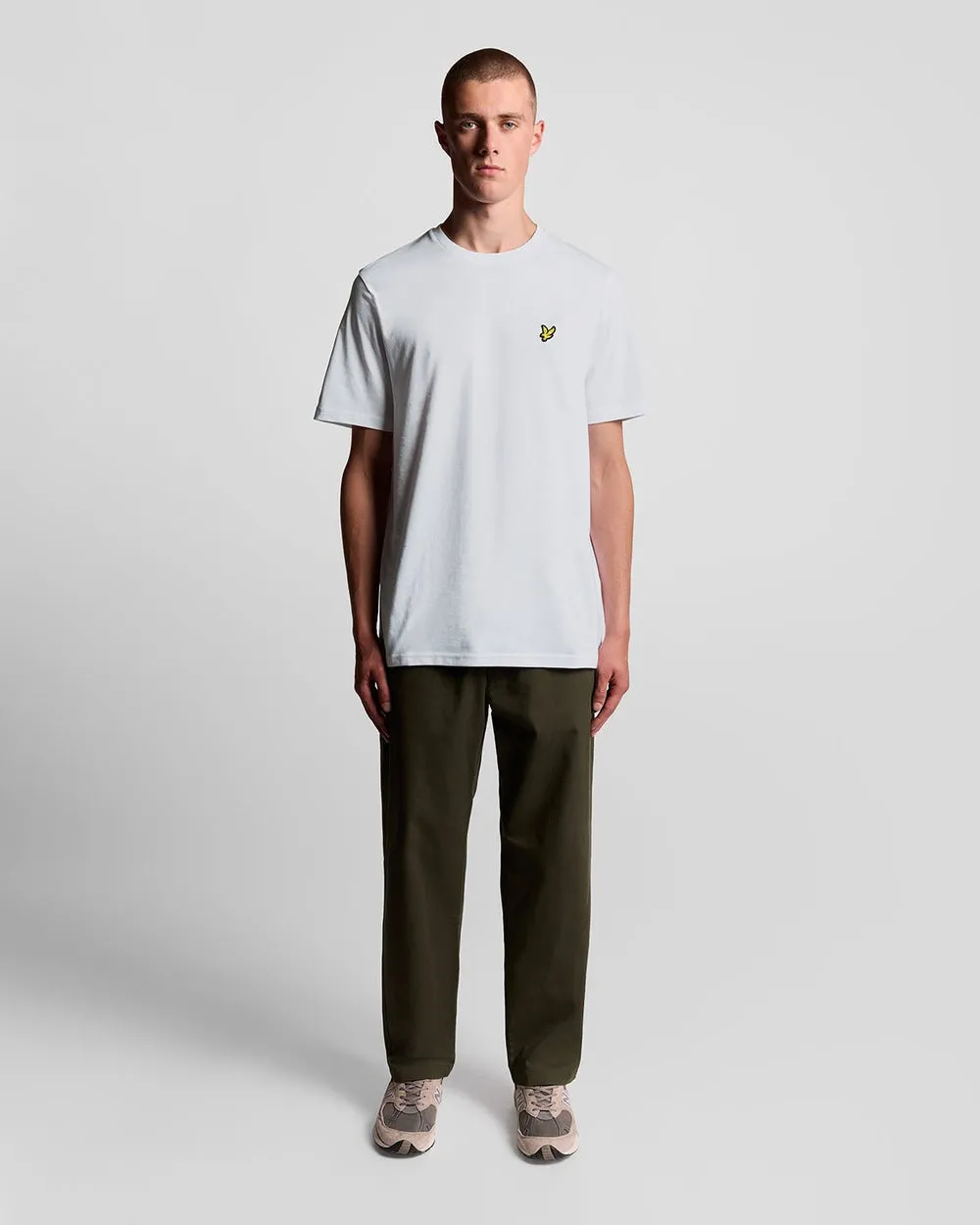 Lyle & Scott Mens Cotton Crew Neck T-Shirt | White sold by The Foot Factory product image thumbnail 2