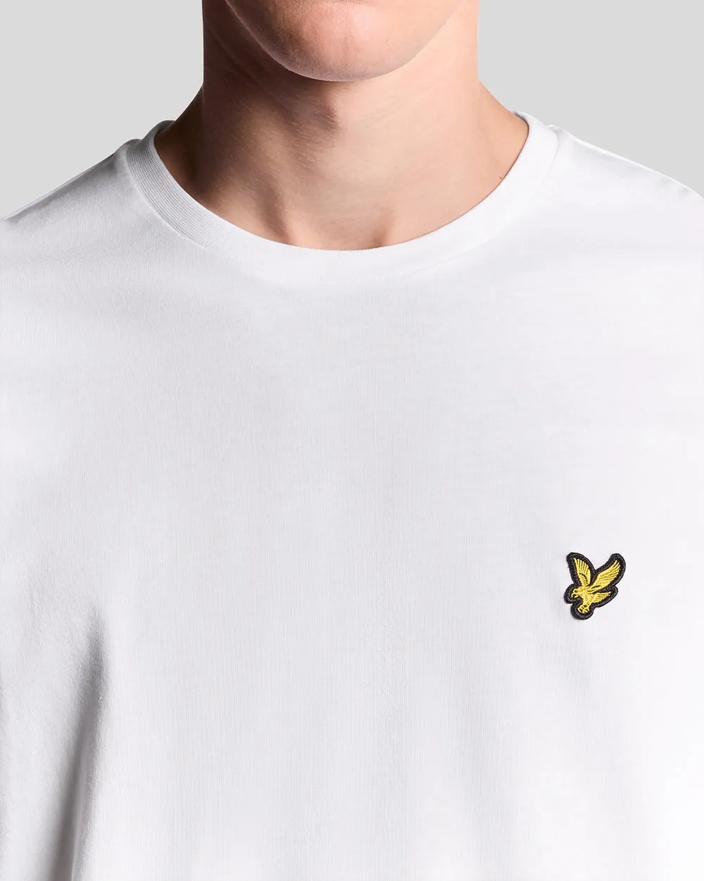 Lyle & Scott Mens Long Sleeve Cotton T-Shirt | White sold by The Foot Factory product image thumbnail 4