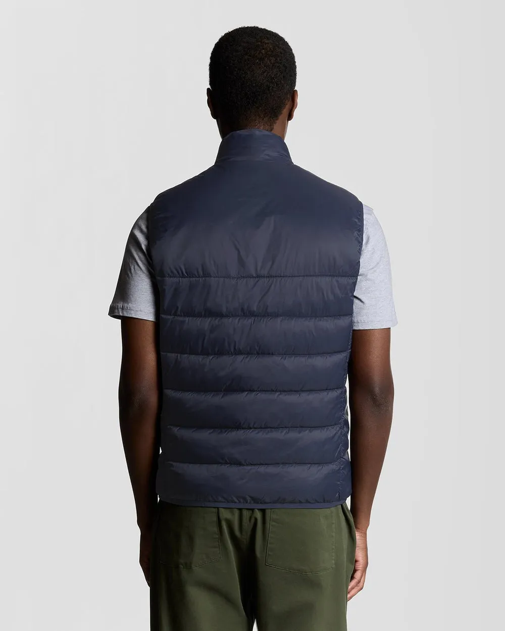 Lyle & Scott Mens Wadded Gilet | Dark Navy sold by The Foot Factory product image thumbnail 4