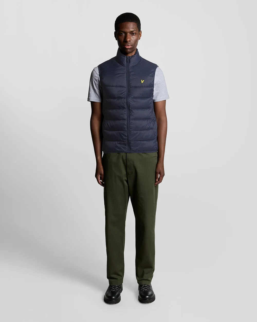 Lyle & Scott Mens Wadded Gilet | Dark Navy sold by The Foot Factory product image thumbnail 2