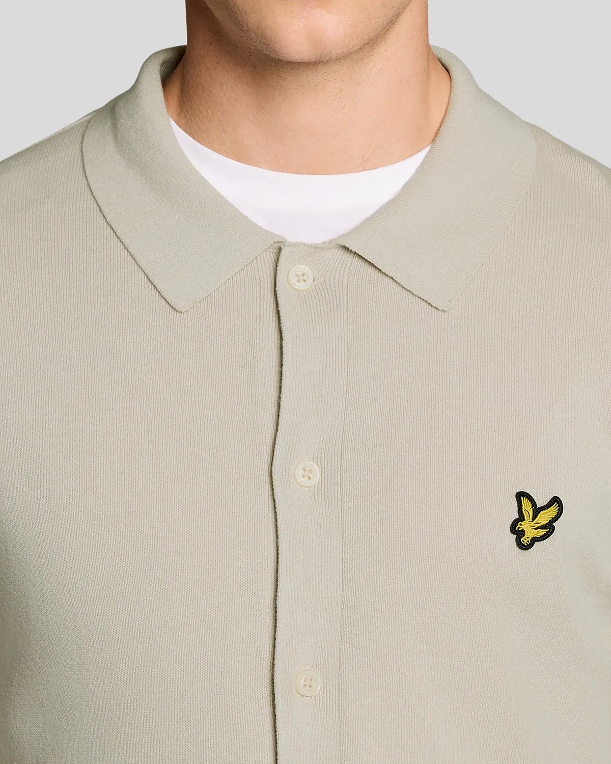 Lyle & Scott Mens Cotton Knitted Shirt | Cove sold by The Foot Factory product image thumbnail 3