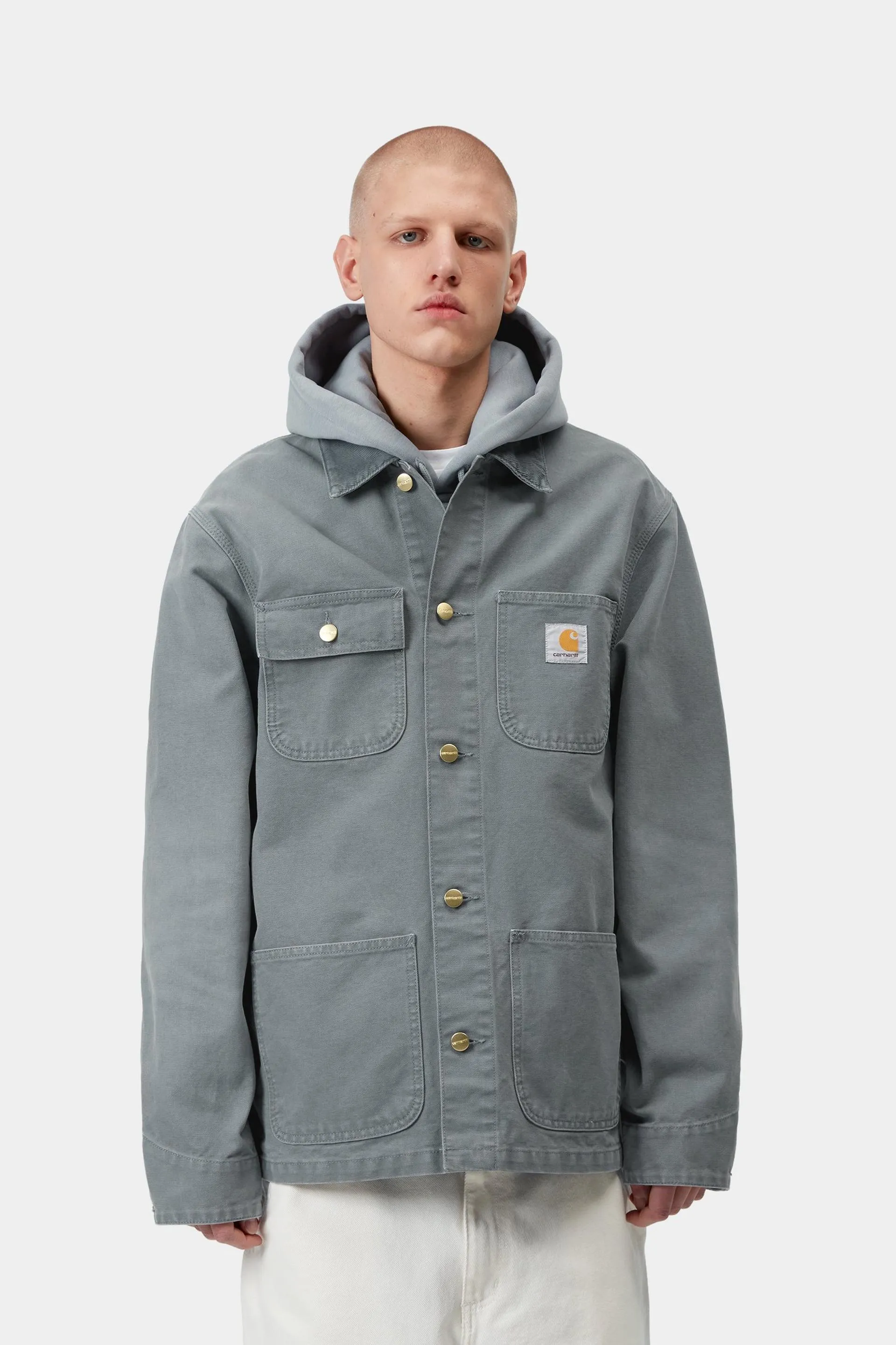 Carhartt WIP Mens Michigan Coat Jacket | Cozy Blue sold by The Foot Factory product image thumbnail 5