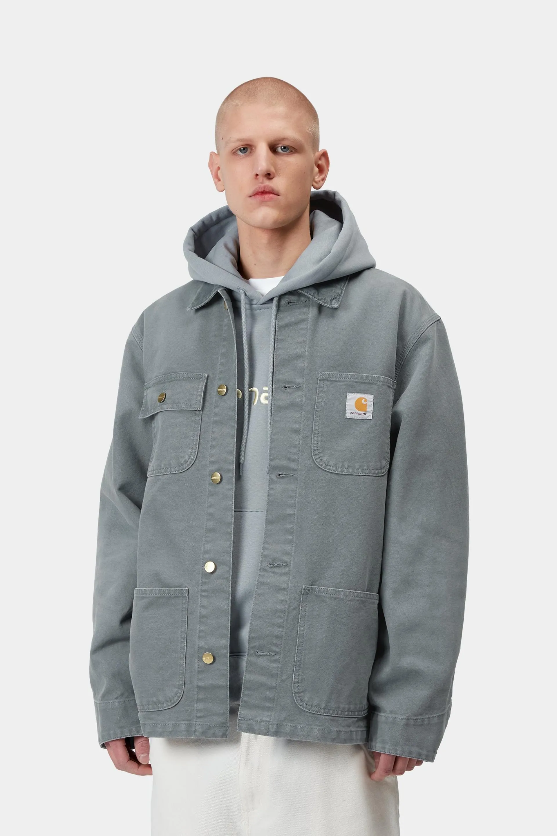 Carhartt WIP Mens Michigan Coat Jacket | Cozy Blue sold by The Foot Factory product image thumbnail 3