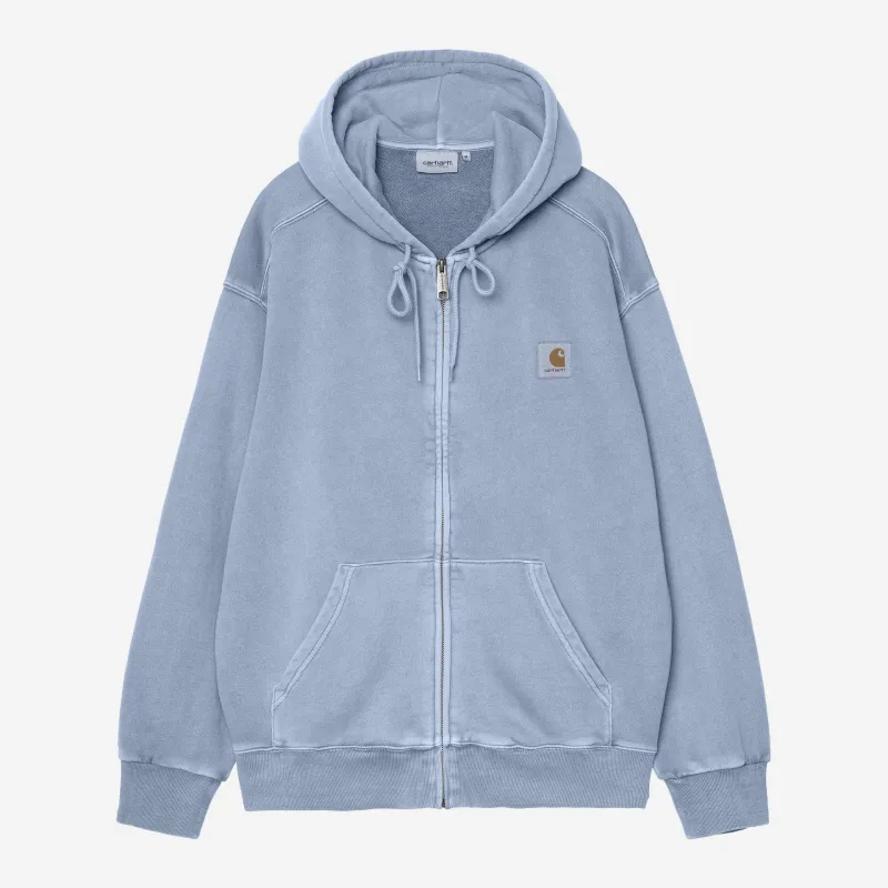 Carhartt WIP Mens Hooded Nelson Jacket | Gentle Blue sold by The Foot Factory