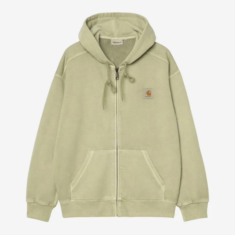 Carhartt WIP Mens Hooded Nelson Jacket | Gentle Green sold by The Foot Factory