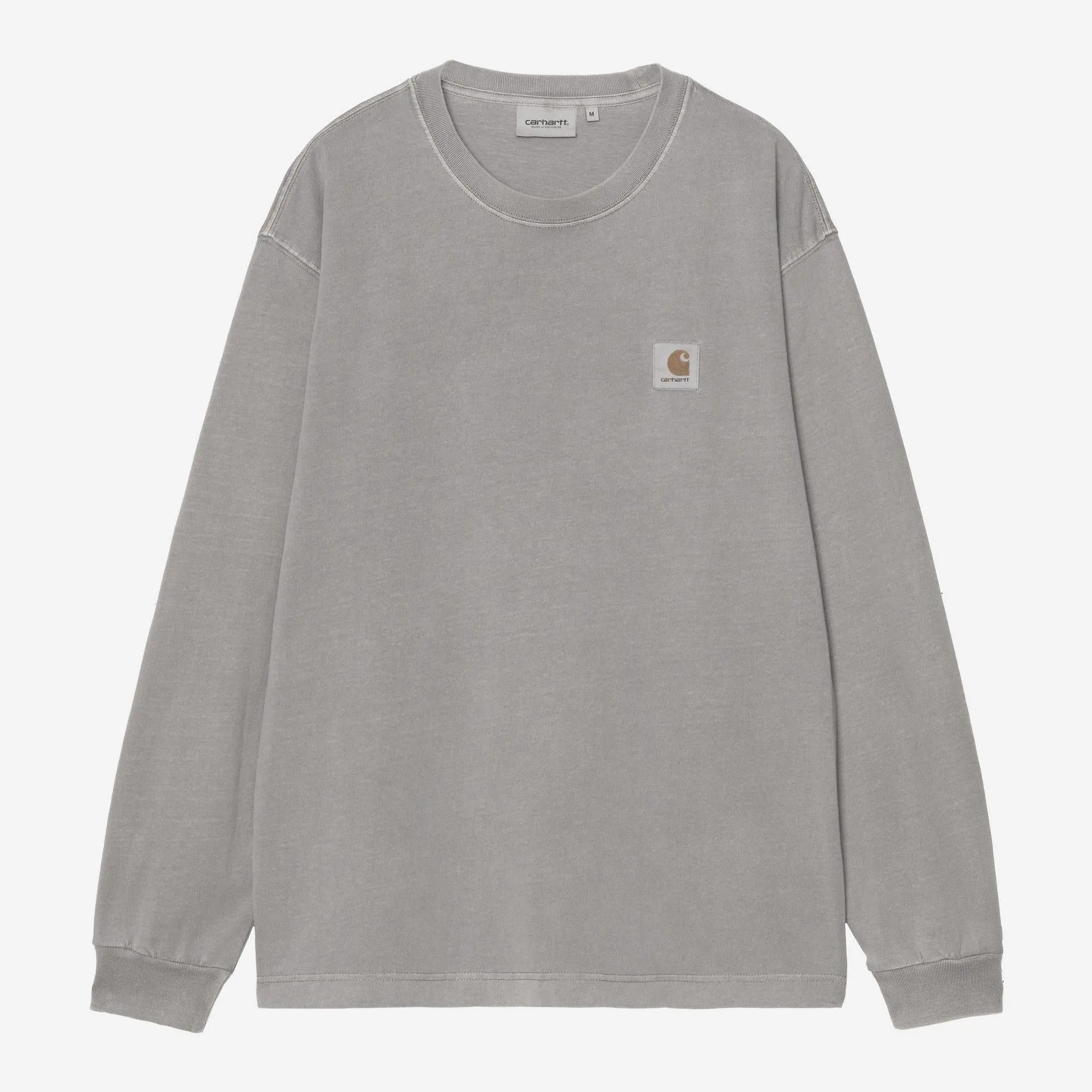 Carhartt WIP Mens Nelson Long Sleeve T-Shirt | Yosemite Garment Dyed sold by The Foot Factory