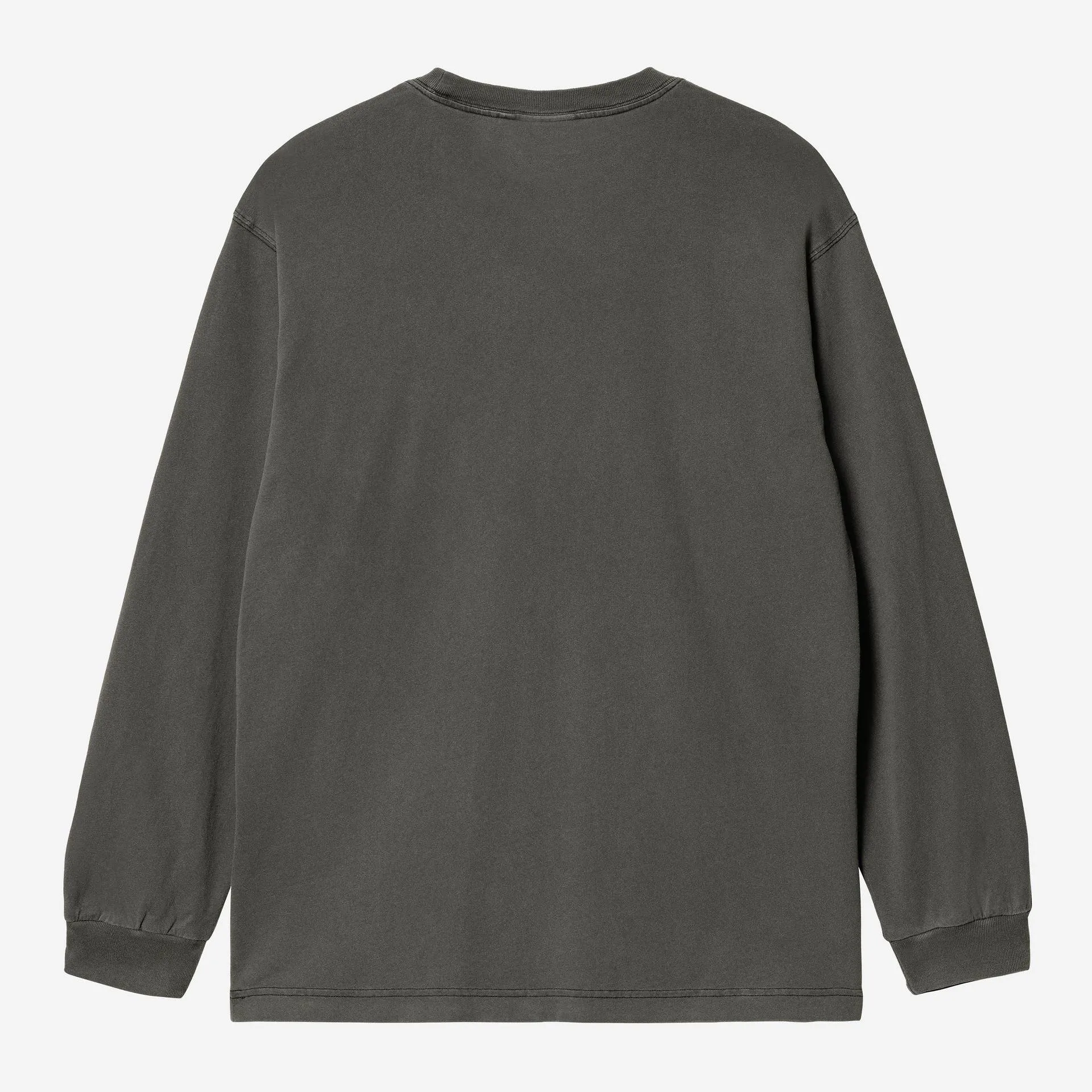 Carhartt WIP Mens Nelson Long Sleeve T-Shirt | Black Garment Dyed sold by The Foot Factory product image thumbnail 2