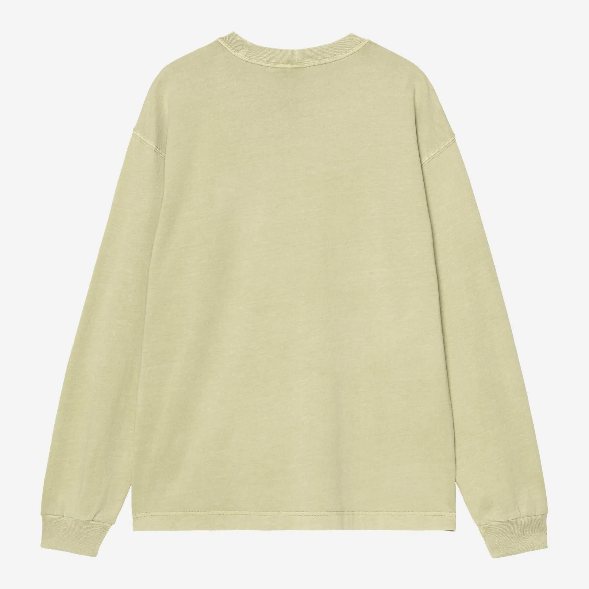 Carhartt WIP Mens Nelson Long Sleeve T-Shirt | Gentle Green Garment Dyed sold by The Foot Factory product image thumbnail 2