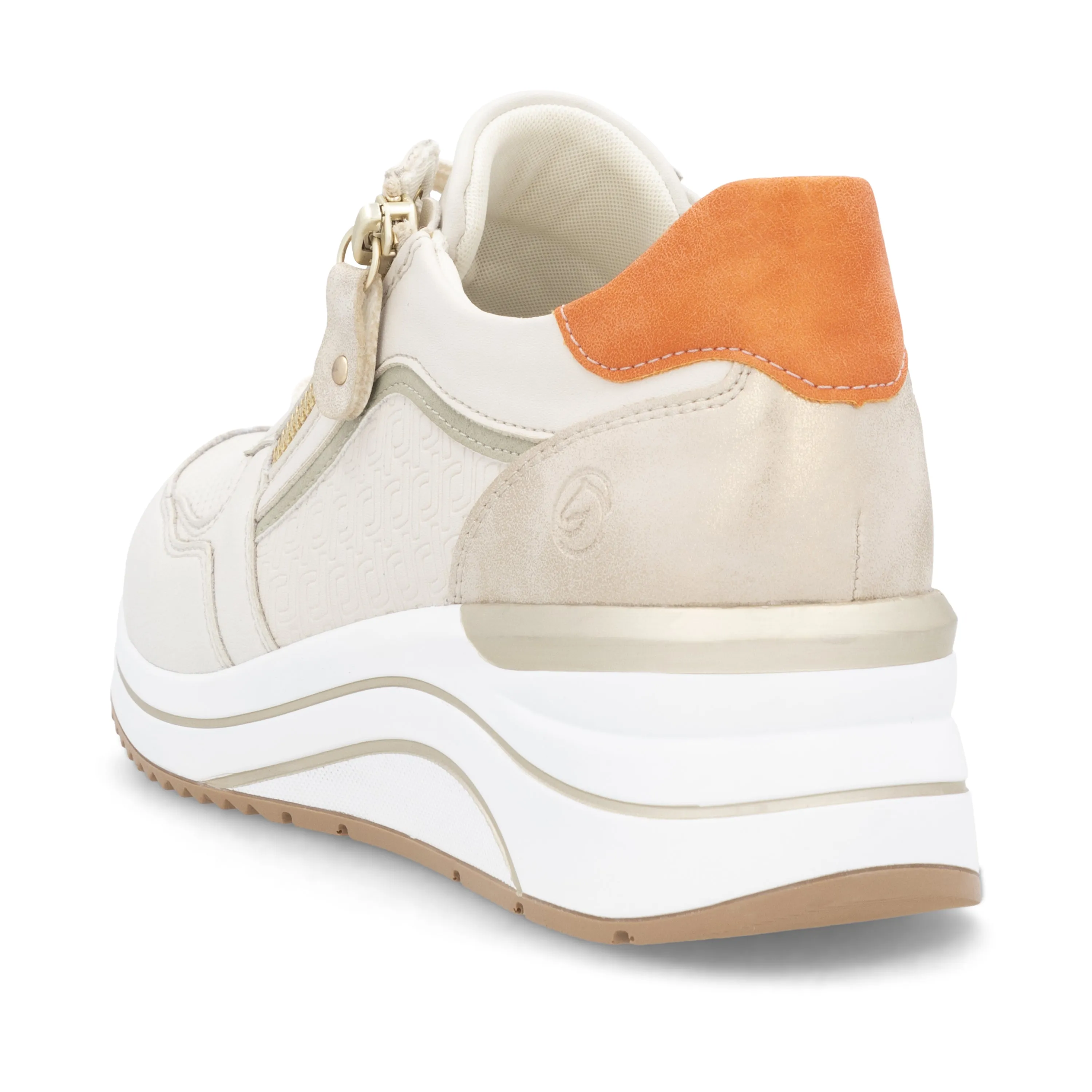 Remonte Womens Fashion Sneakers | White sold by The Foot Factory product image thumbnail 4