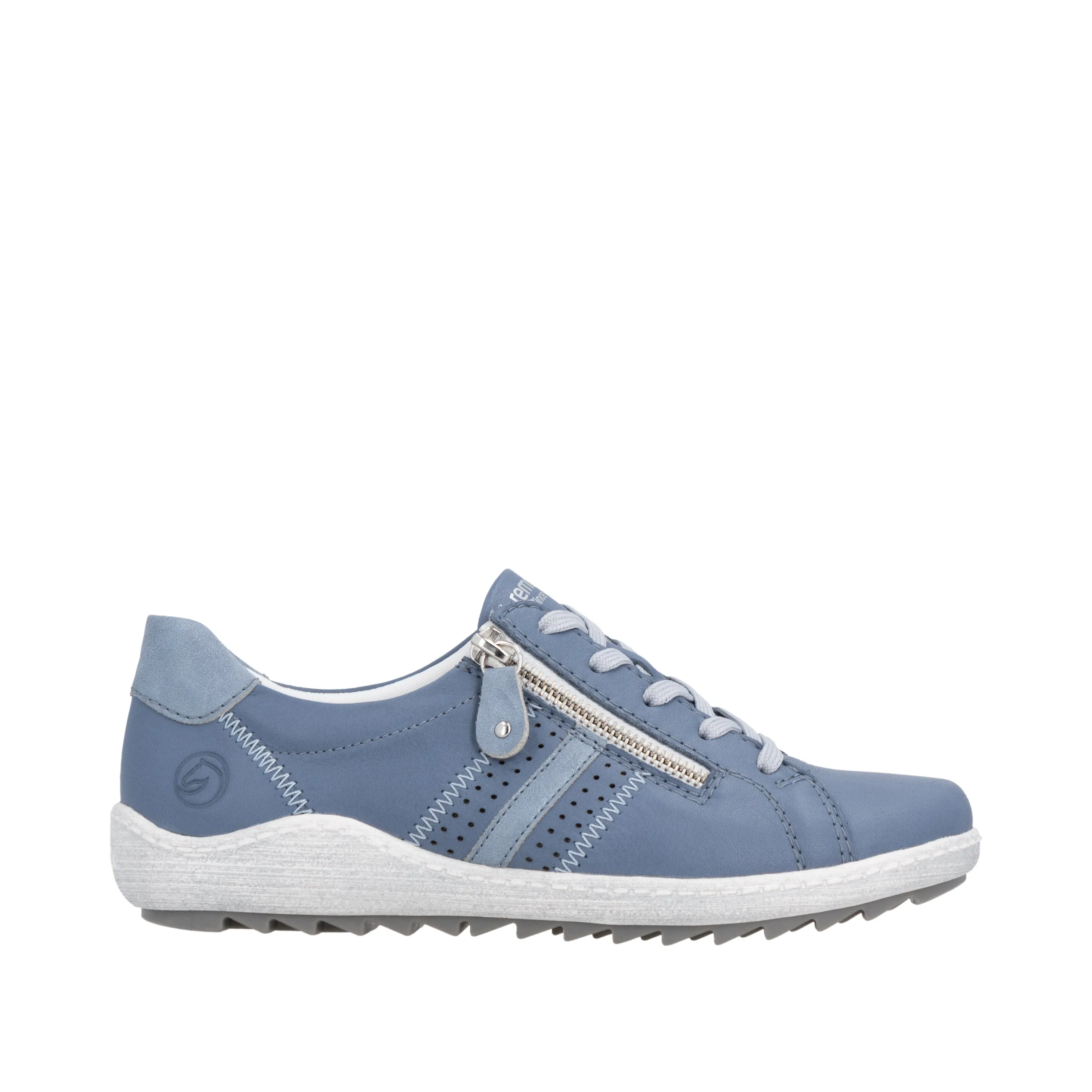 Remonte Womens Fashion Sneakers | Blue sold by The Foot Factory