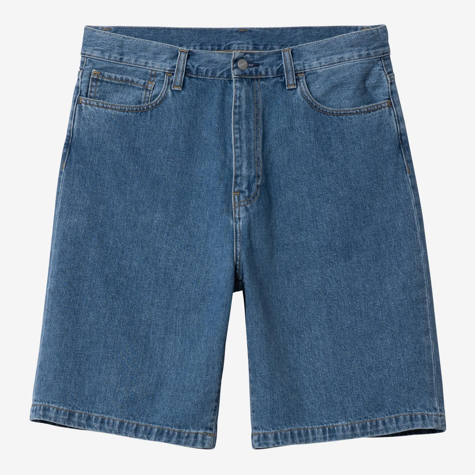 Carhartt WIP Mens Landon Denim Short | Blue Heavy Stone Wash sold by The Foot Factory product image thumbnail 2