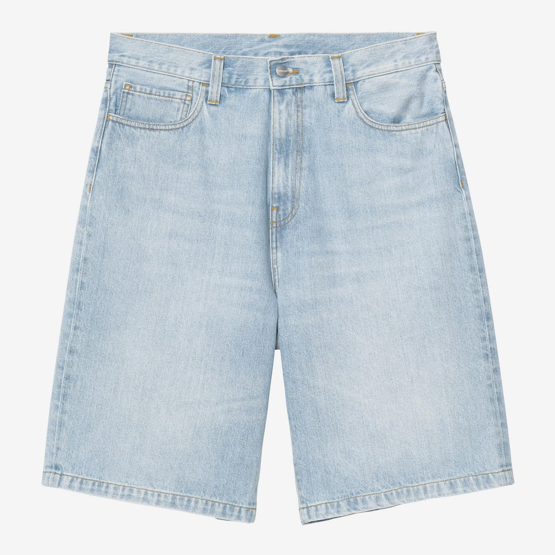 Carhartt WIP Mens Landon Denim Short | Blue Worn Bleached sold by The Foot Factory product image thumbnail 2