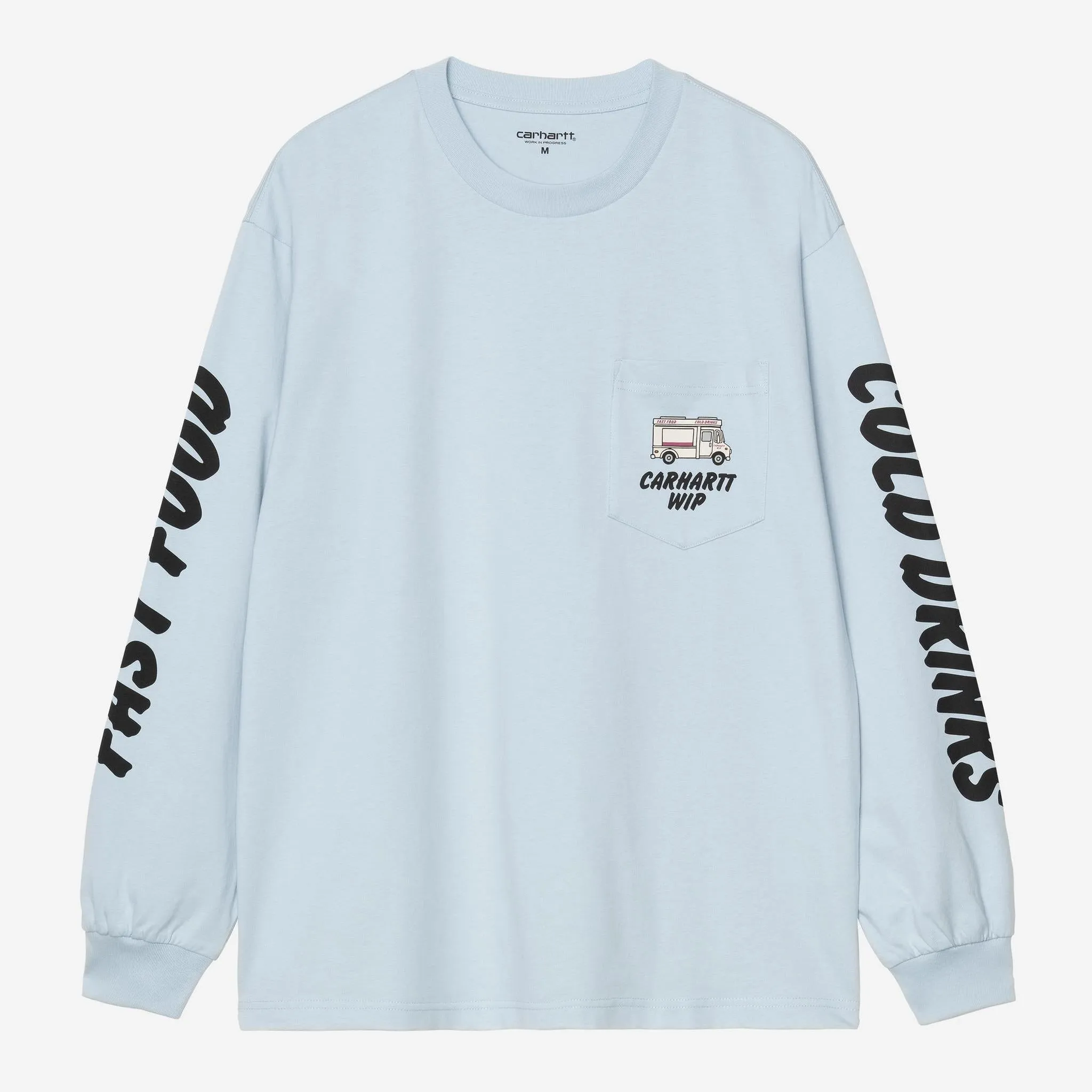 Carhartt WIP Mens Cold Drinks Long Sleeve T-Shirt | Icaria sold by The Foot Factory