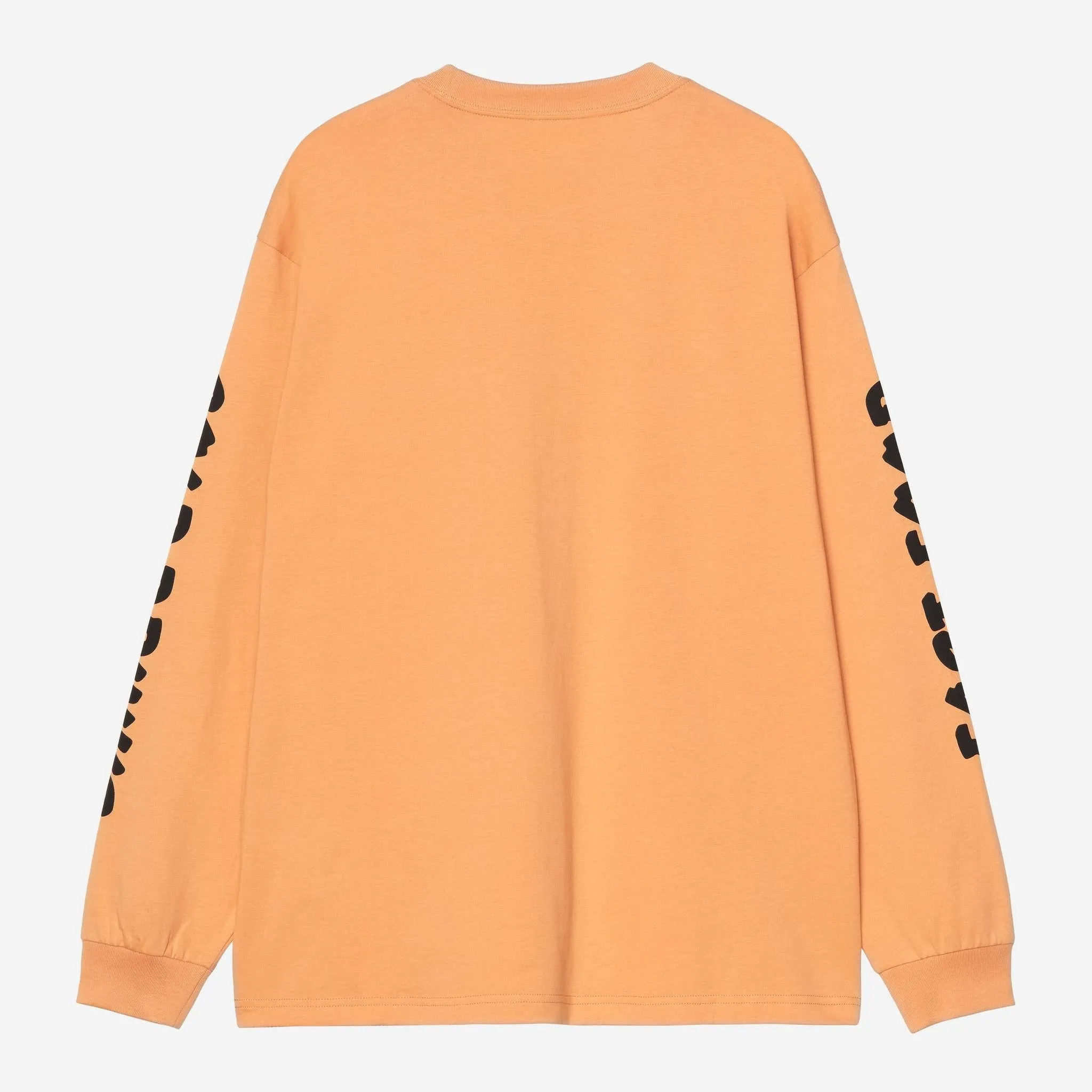 Carhartt WIP Mens Cold Drinks Long Sleeve T-Shirt | Gentle Orange sold by The Foot Factory product image thumbnail 2