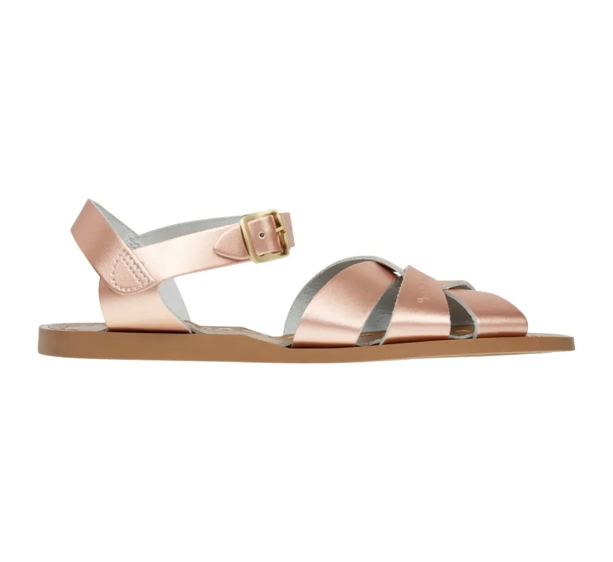 Salt Water Sandals Womens Original Sandal - Rose Gold made by The Foot Factory