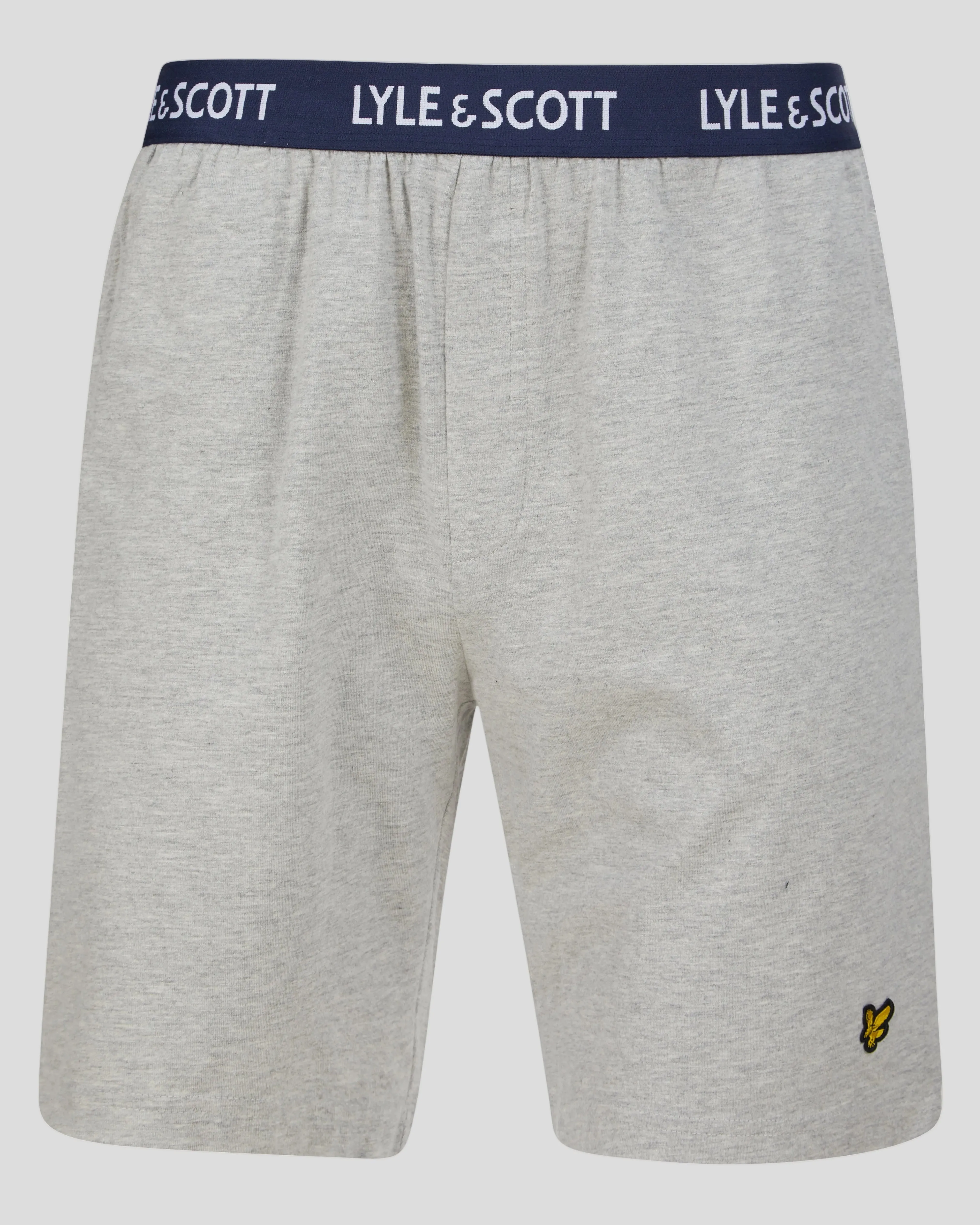 Lyle & Scott Mens Charlie Pyjama Set | White Light Grey sold by The Foot Factory product image thumbnail 3