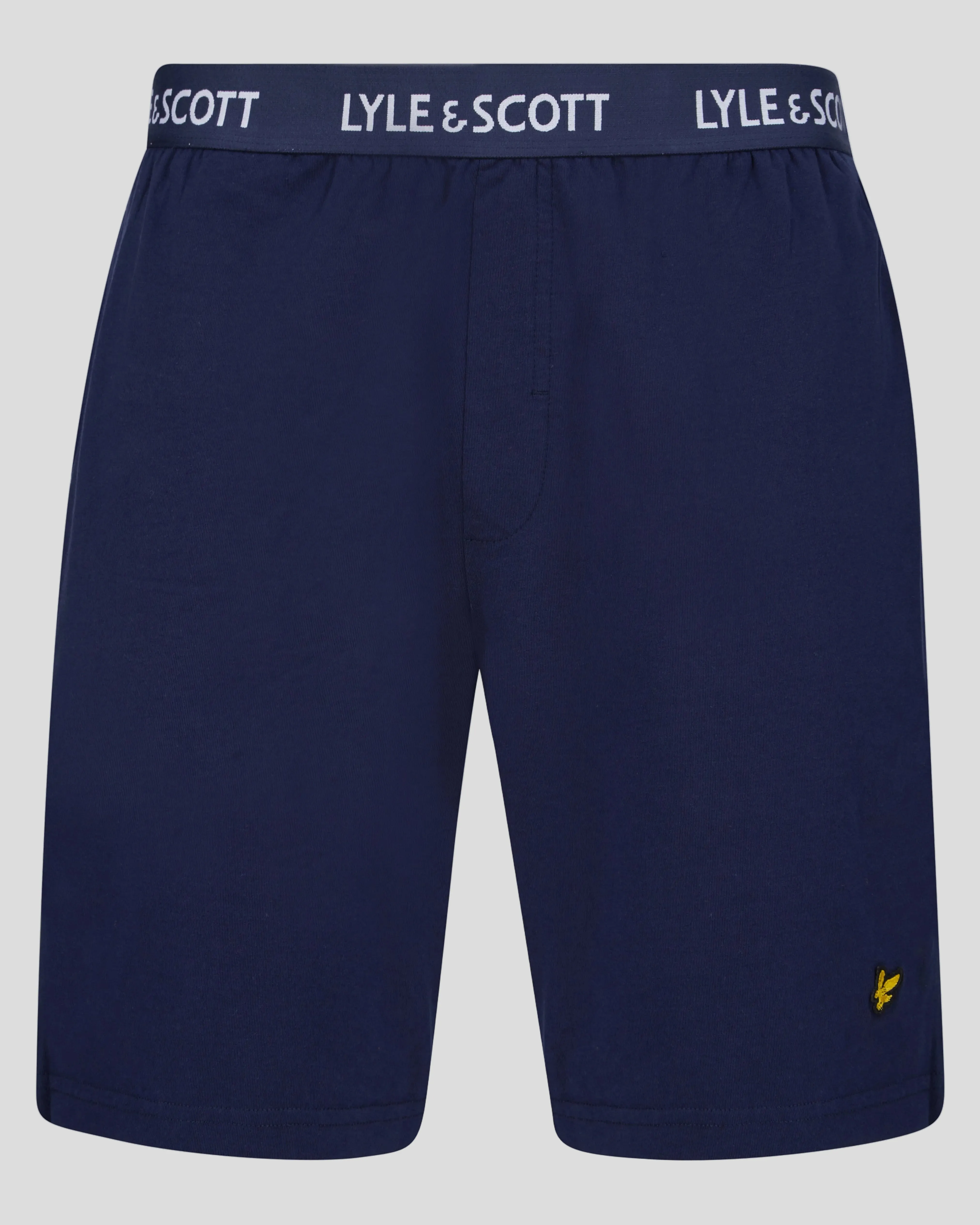 Lyle & Scott Mens Charlie Pyjama Set | Grey Marl Peacoat sold by The Foot Factory product image thumbnail 4