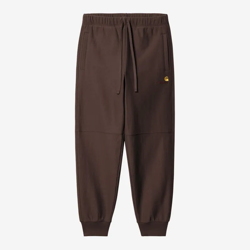 Carhartt WIP Mens American Script Jogging Pant | Palisander made by Carhartt WIP
