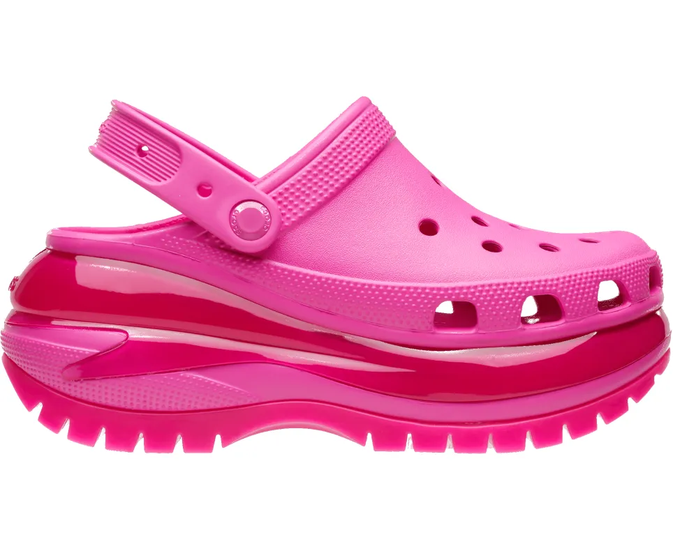 Crocs Unisex Classic Mega Crush Clog - Pink made by Crocs