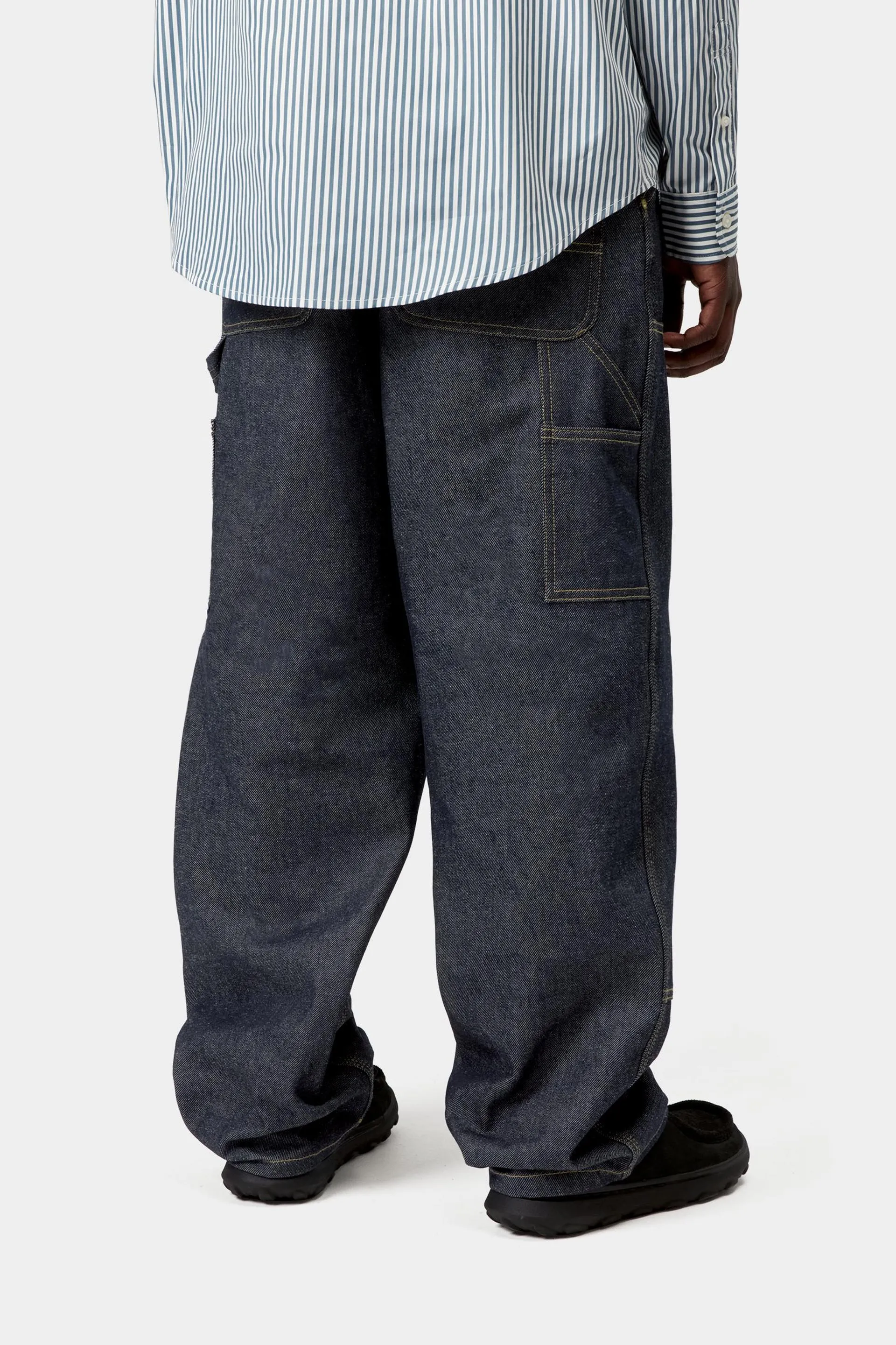Carhartt WIP Mens OG Double Knee Pant | Blue Rigid sold by The Foot Factory product image thumbnail 4