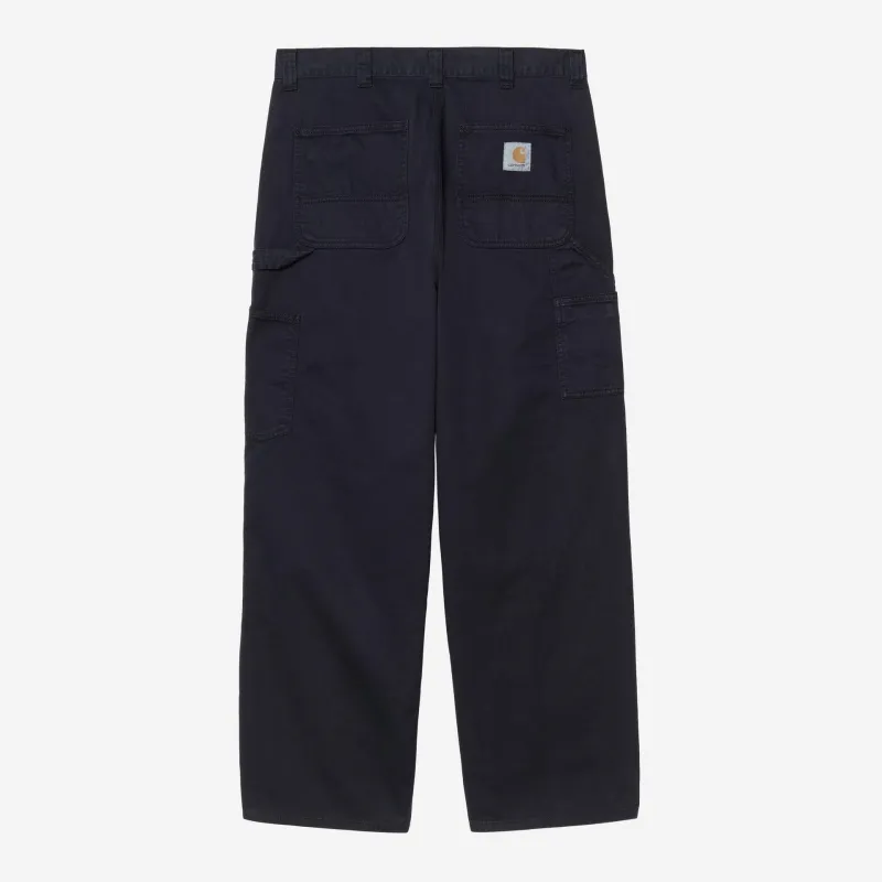 Carhartt WIP Mens OG Single Knee Pant | Deep Night Garment Dyed made by Carhartt WIP