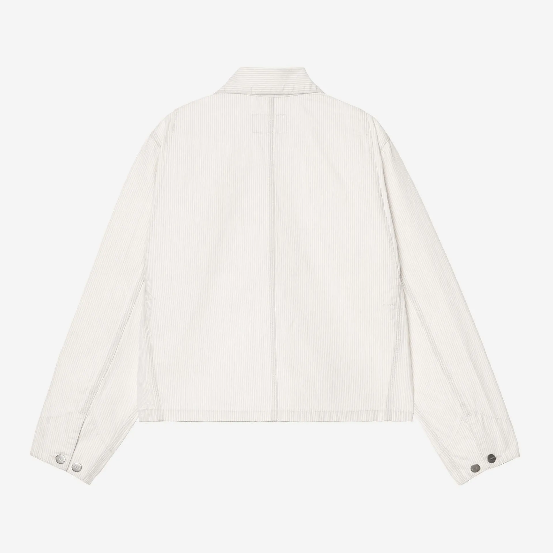 Carhartt WIP Womens Mercer Chore Coat | Graphite / Wax Bleached Mercer Stripe sold by The Foot Factory product image thumbnail 2