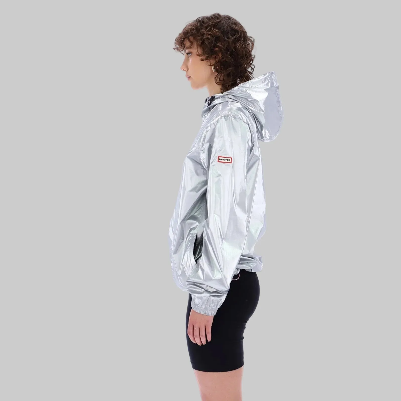 Hunter Unisex Packable Jacket | Silver sold by The Foot Factory product image thumbnail 3