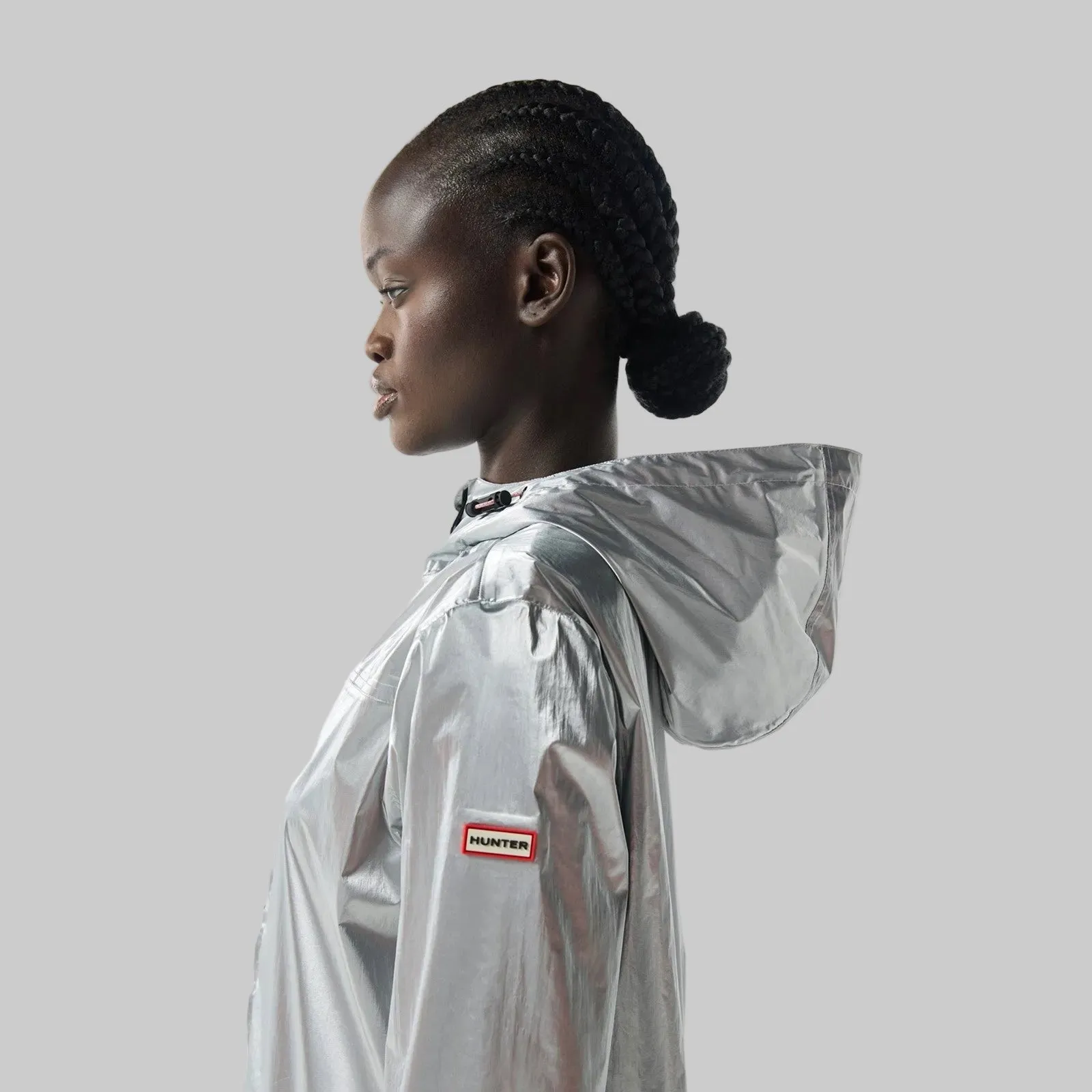 Hunter Unisex Packable Jacket | Silver sold by The Foot Factory product image thumbnail 5