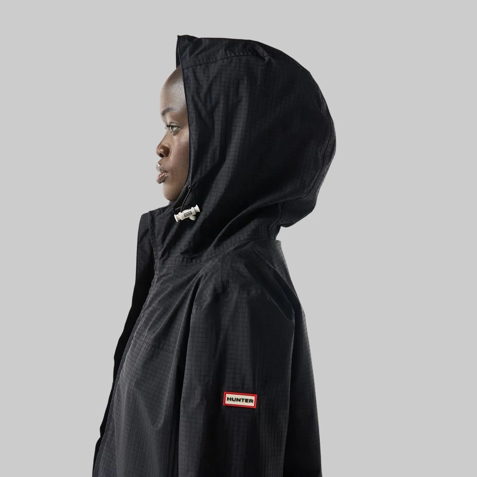 Hunter Unisex Packable Rain Jacket | Black sold by The Foot Factory product image thumbnail 5