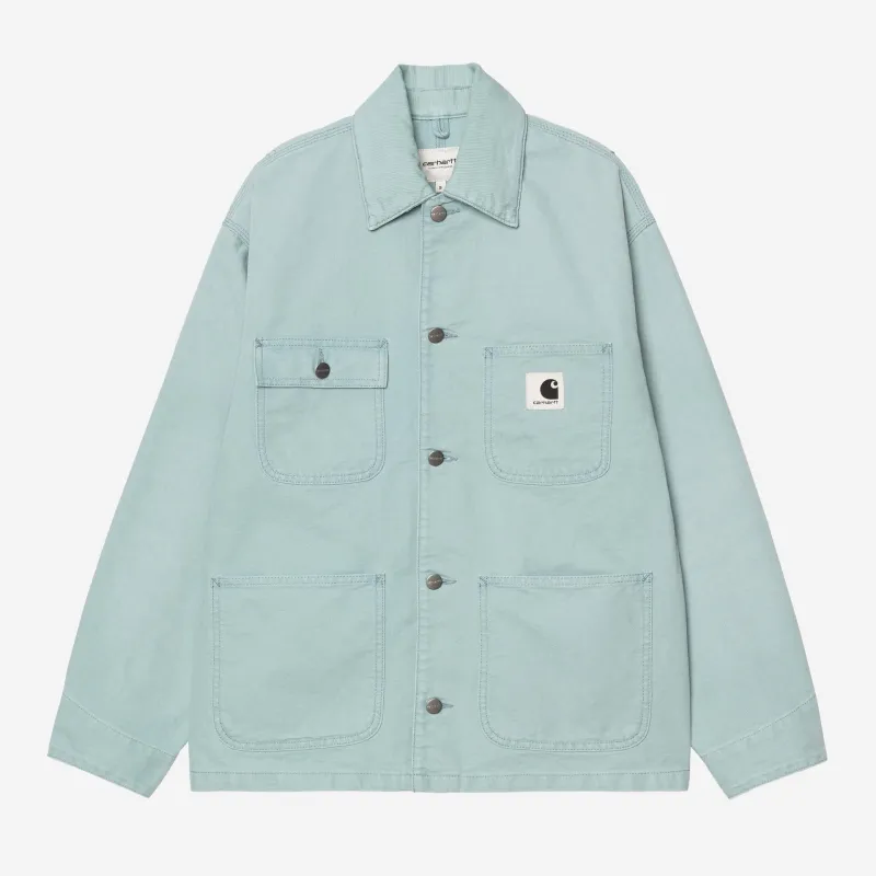 Carhartt WIP Womens OG Michigan Coat Jacket | Tourmaline Stone canvas made by Carhartt WIP