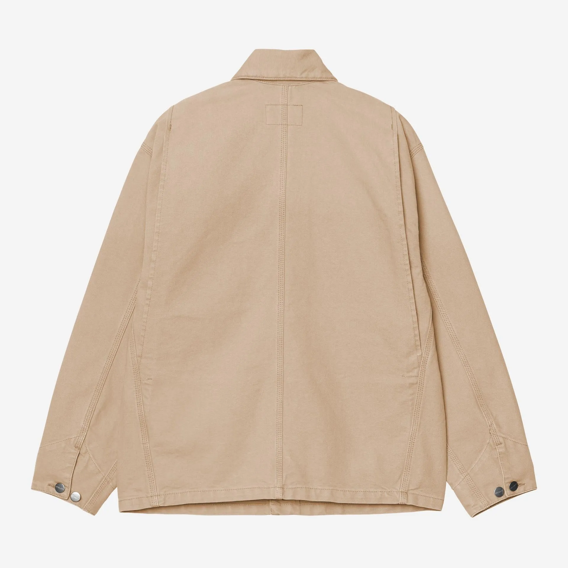 Carhartt WIP Womens OG Michigan Coat Jacket | Dusty Hamilton Brown Stone Canvas sold by The Foot Factory product image thumbnail 2