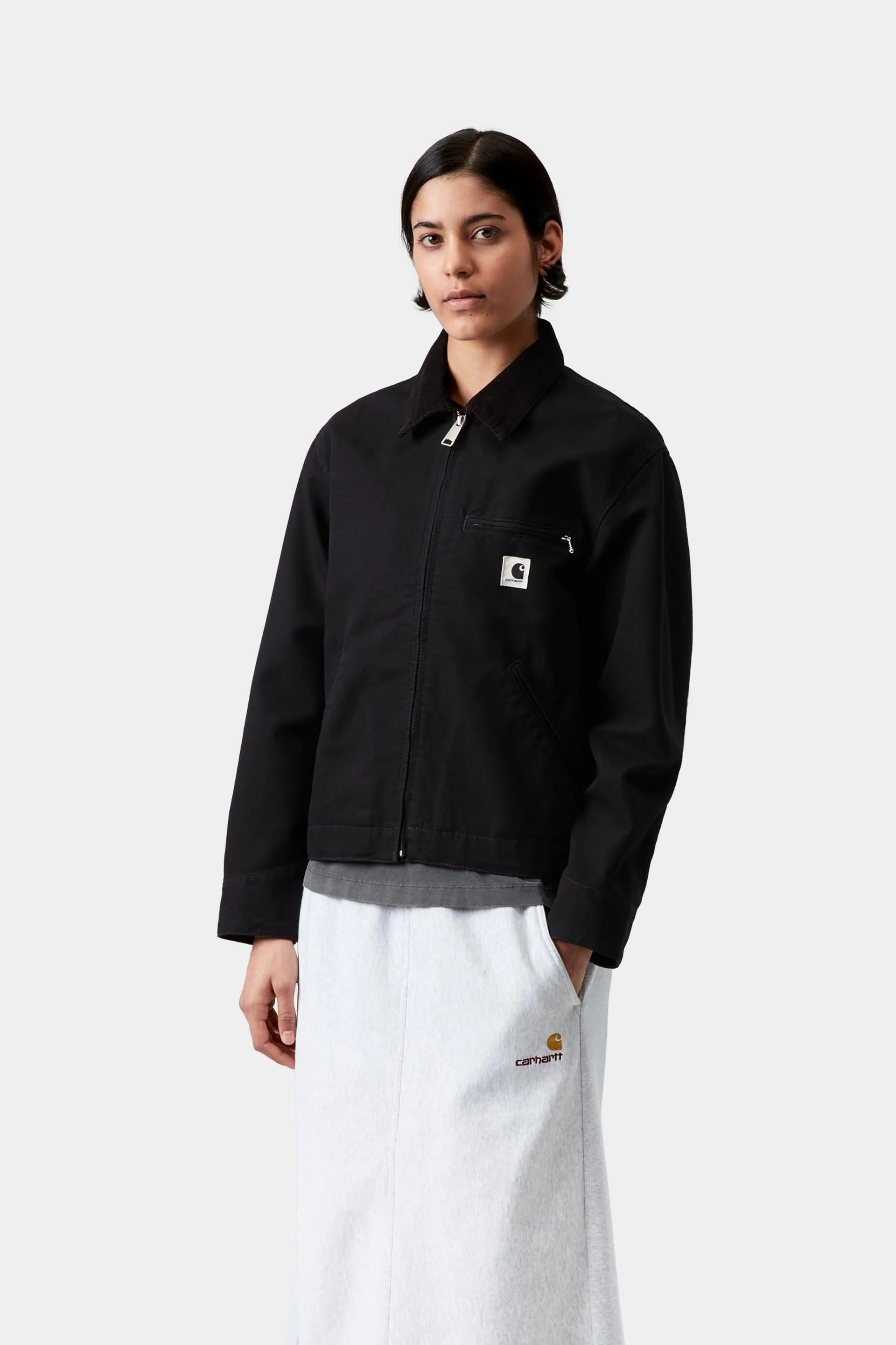 Carhartt WIP Womens OG Detroit Jacket | Black / Black Rinsed sold by The Foot Factory product image thumbnail 5