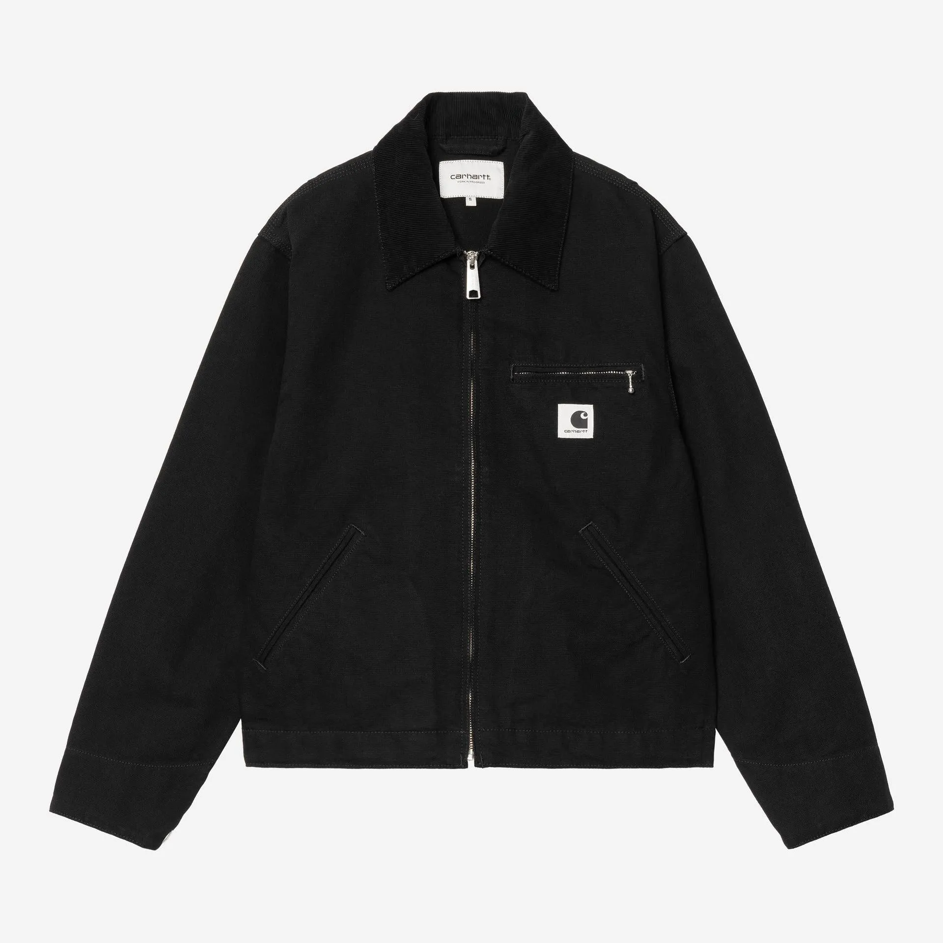 Carhartt WIP Womens OG Detroit Jacket | Black / Black Rinsed sold by The Foot Factory