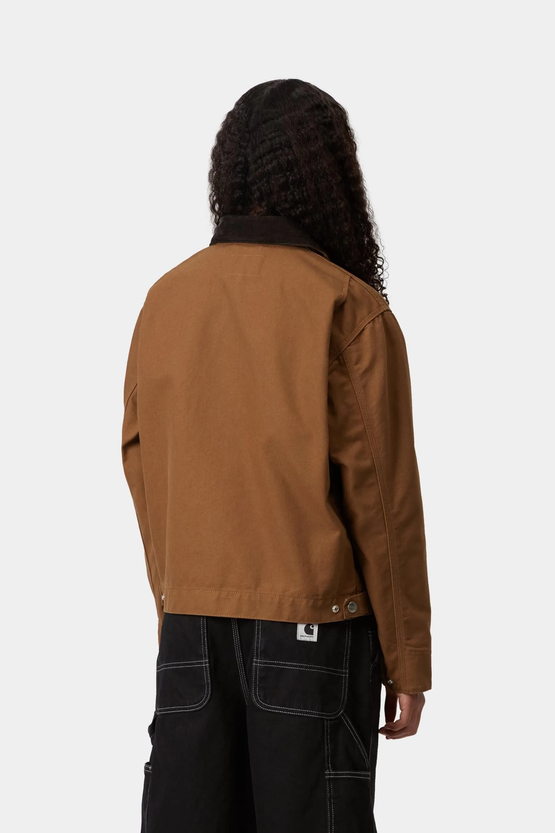 Carhartt WIP Womens OG Detroit Jacket | Hamilton Brown / Tabacco Rinsed sold by The Foot Factory product image thumbnail 4