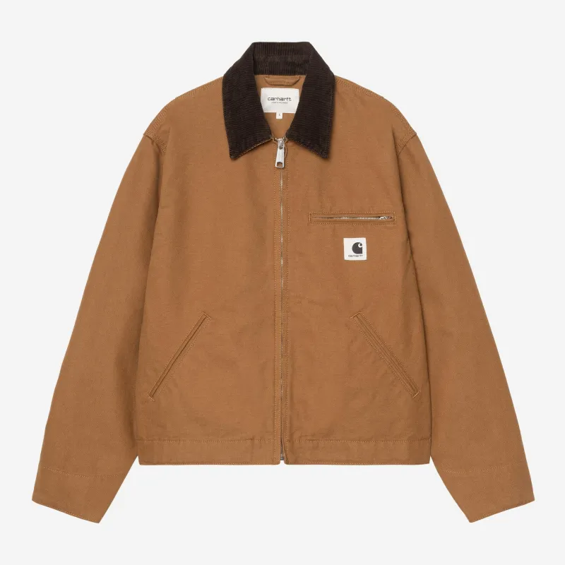 Carhartt WIP Womens OG Detroit Jacket | Hamilton Brown / Tabacco Rinsed made by Carhartt WIP