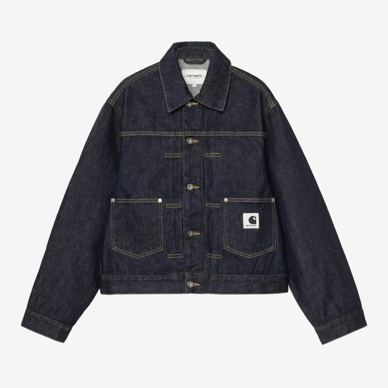 Carhartt WIP Womens Belmar Jacket | Blue Rinsed made by Carhartt WIP